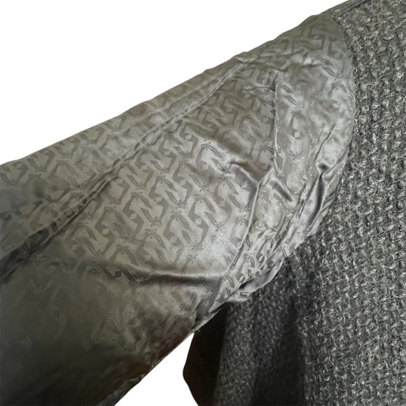 VTG Vivienne Westwood Anglomania Cardigan Sweater SZ 40 Grey/BLK Chunky Retro - Picture 8 of 16